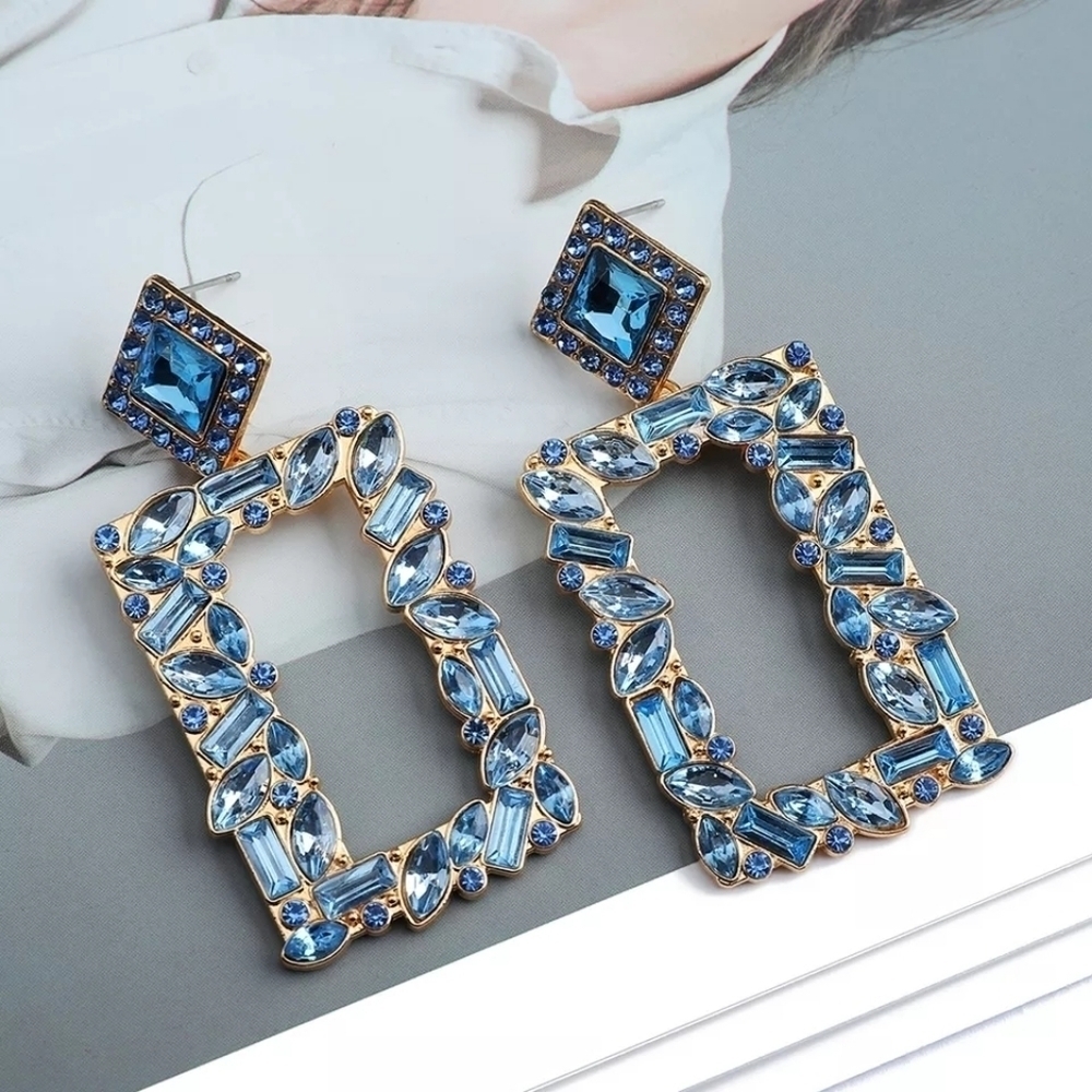Earrings blue